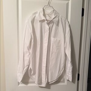 H&M Classic White Women's Button Down Shirt